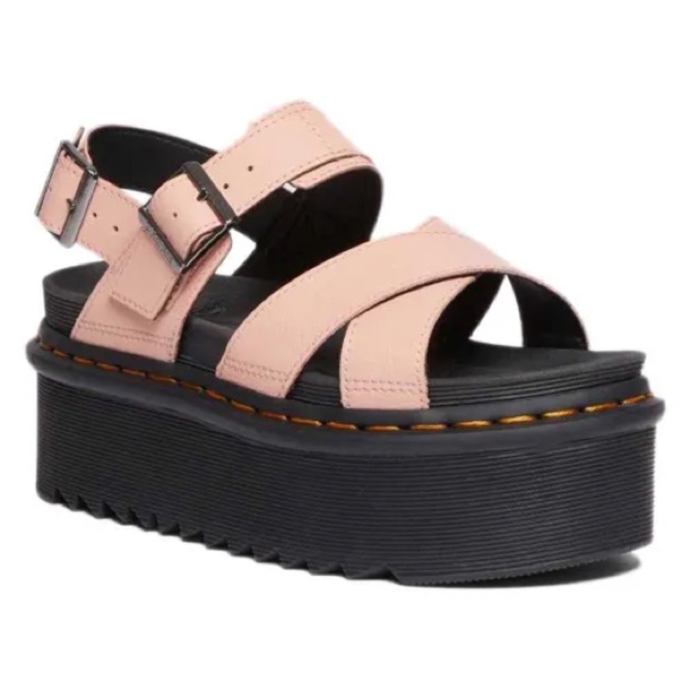 Dr. Martens Pink Platform Sandals